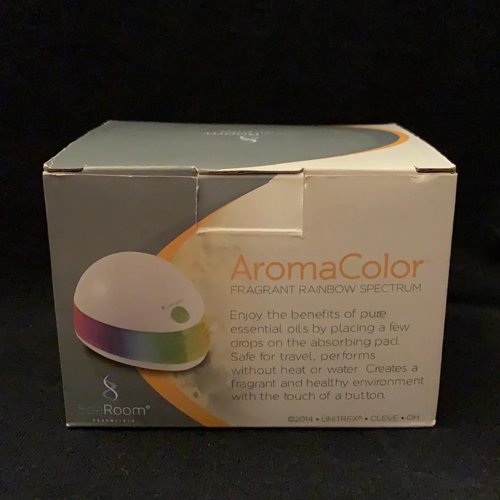 AromaColor aromatherapy rainbow essential oil diffuser machine new